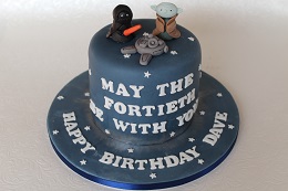 star wars 40th birthday cake